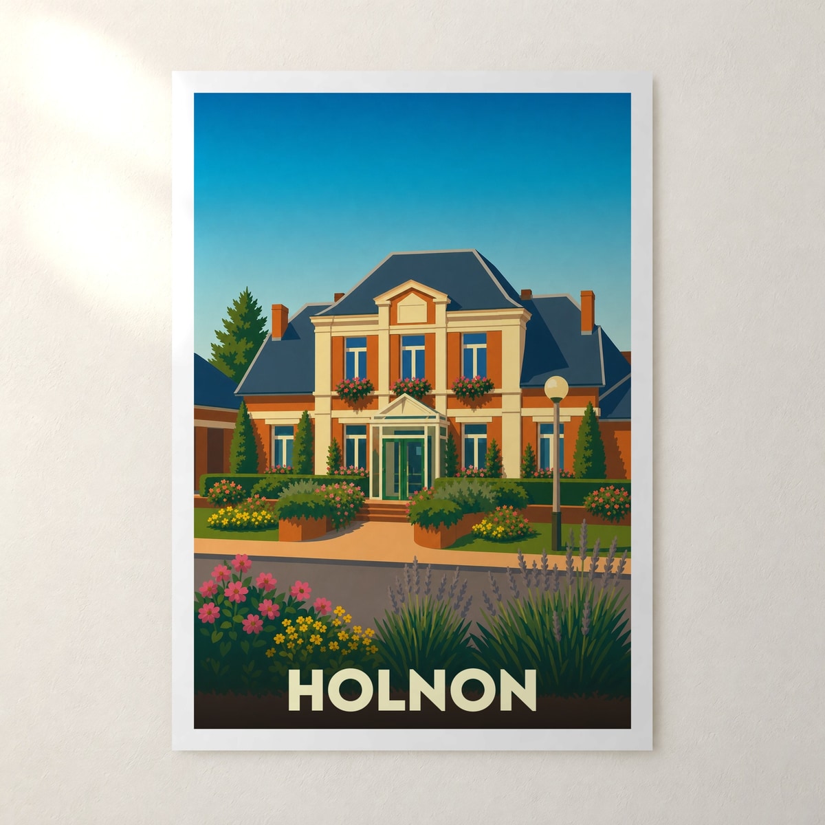 Affiche Holnon – sans cadre, accrochée au mur