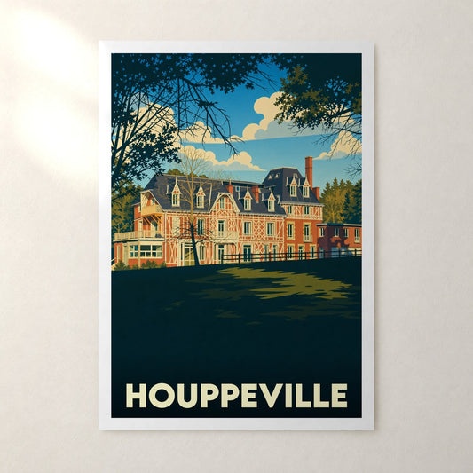 Affiche Houppeville – sans cadre, accrochée au mur