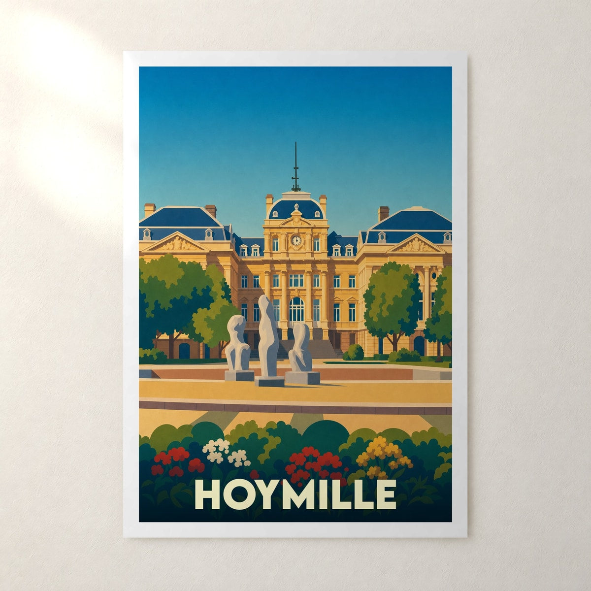 Affiche Hoymille – sans cadre, accrochée au mur