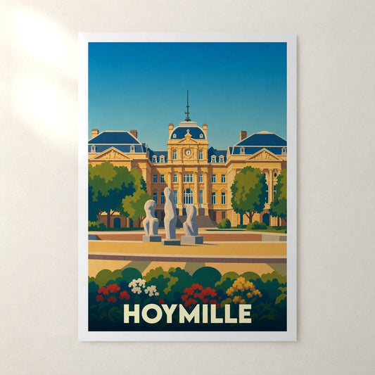 Affiche Hoymille – sans cadre, accrochée au mur