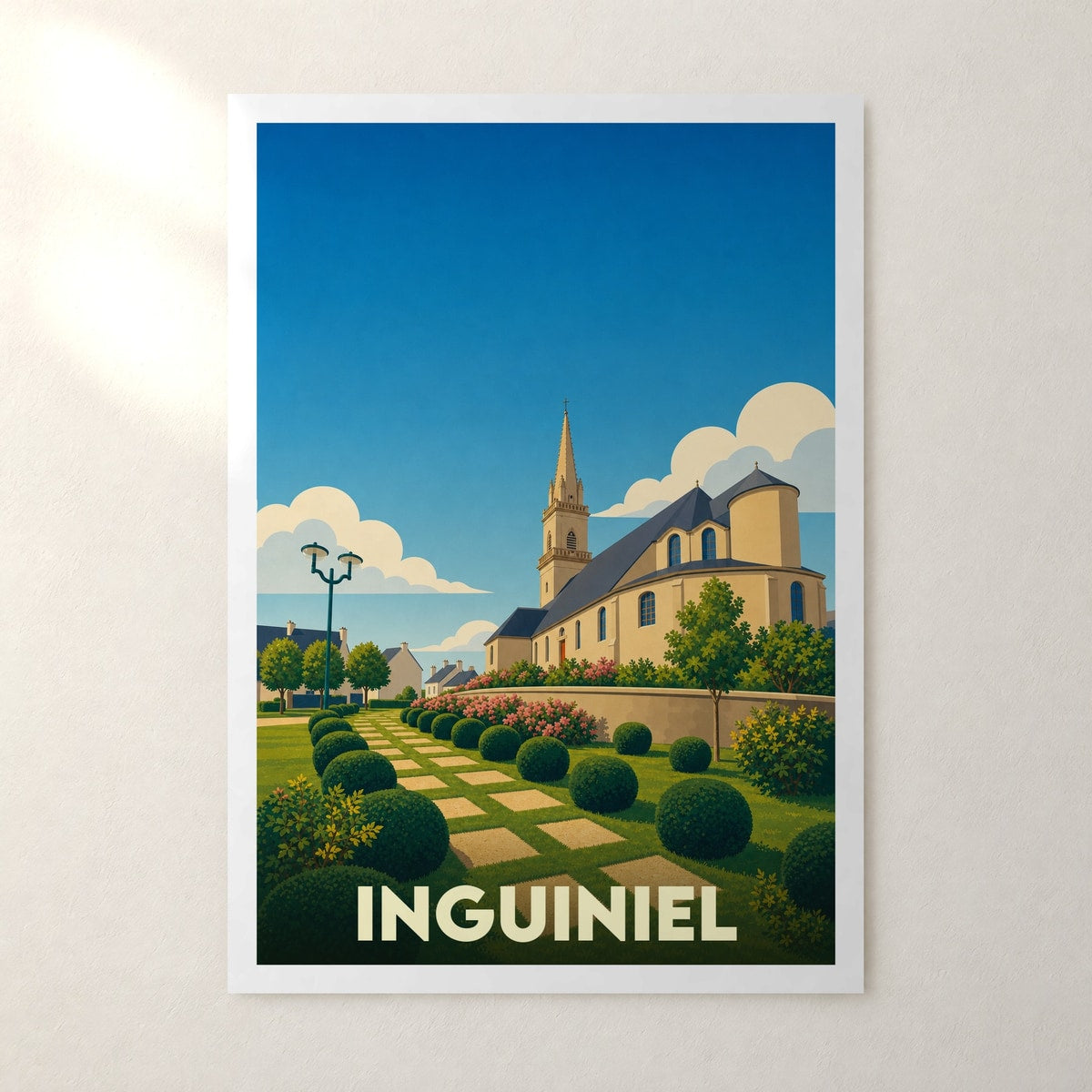 Affiche Inguiniel – sans cadre, accrochée au mur