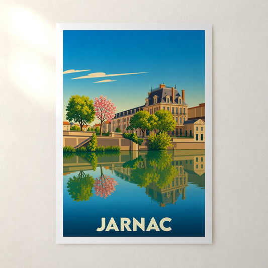 Affiche Jarnac – sans cadre, accrochée au mur