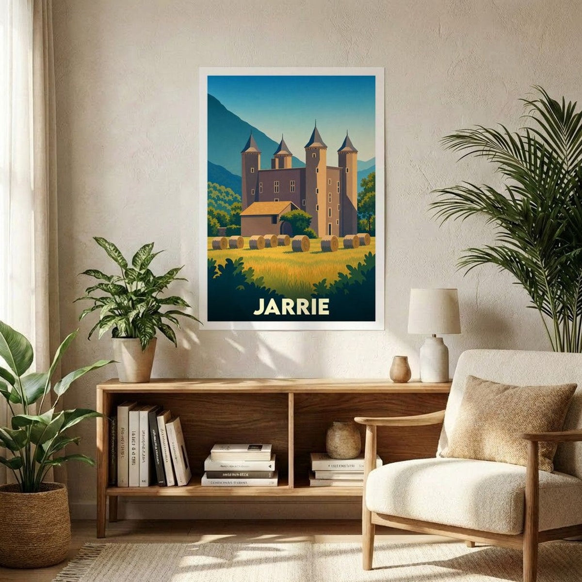 Affiche A1 (59,4 x 84,1 cm) Sans cadre souvenir de Jarrie