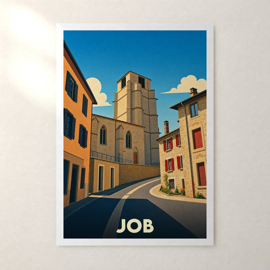 Affiche Job – sans cadre, accrochée au mur