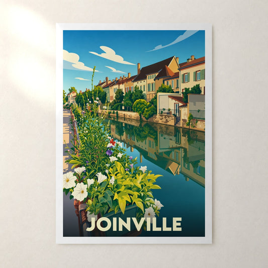 Affiche Joinville – sans cadre, accrochée au mur