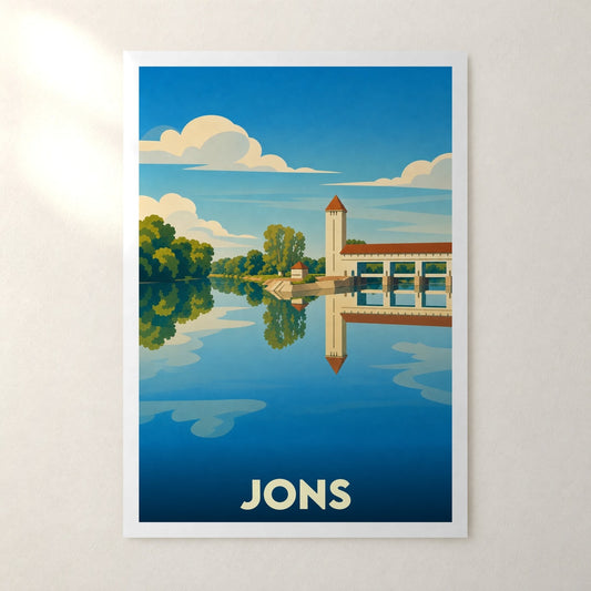 Affiche Jons – sans cadre, accrochée au mur