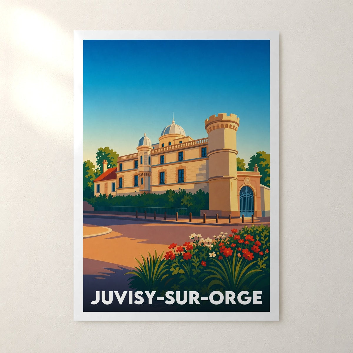 Affiche Juvisy-sur-Orge – sans cadre, accrochée au mur