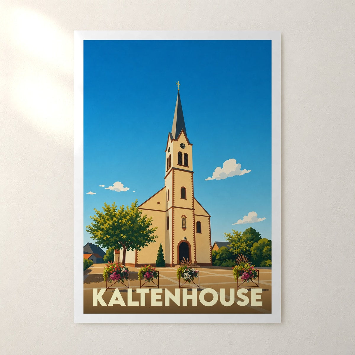 Affiche Kaltenhouse – sans cadre, accrochée au mur