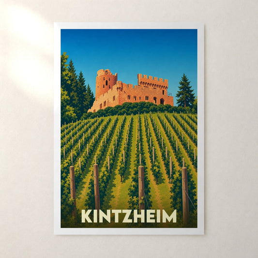 Affiche Kintzheim – sans cadre, accrochée au mur