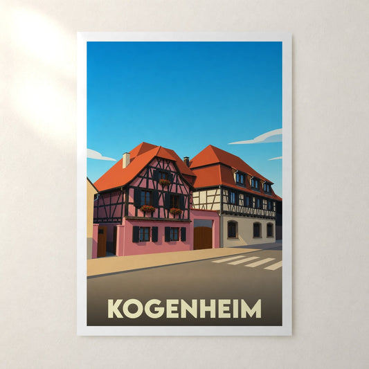 Affiche Kogenheim – sans cadre, accrochée au mur