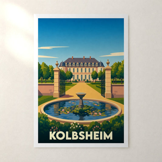 Affiche Kolbsheim – sans cadre, accrochée au mur