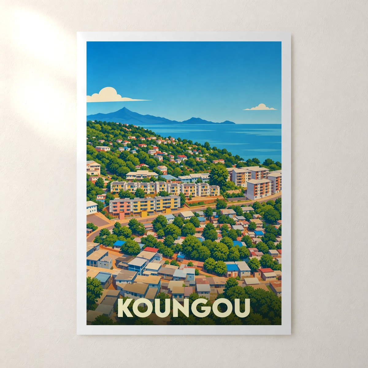 Affiche Koungou – sans cadre, accrochée au mur