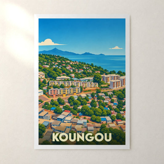 Affiche Koungou – sans cadre, accrochée au mur