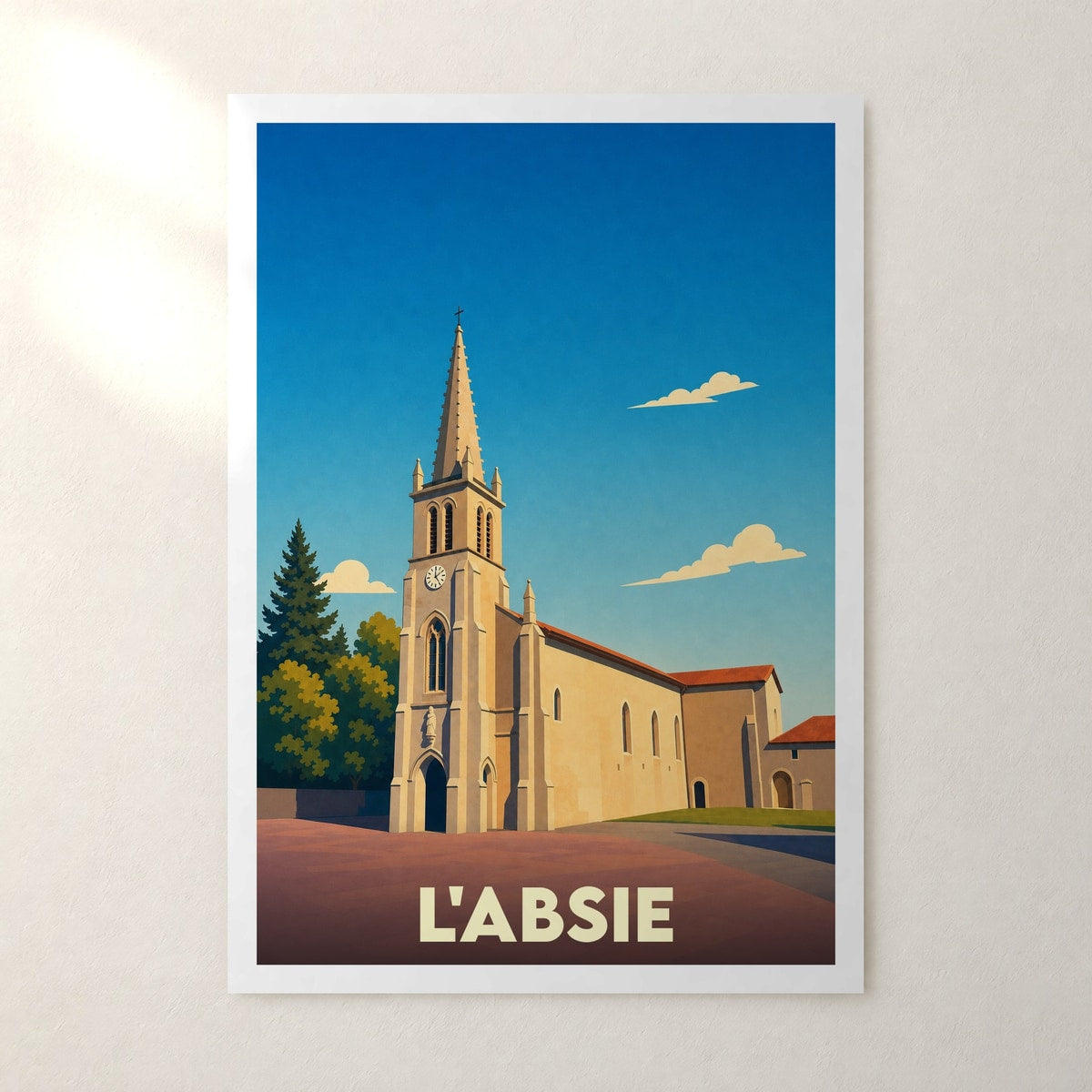 Affiche L'Absie – sans cadre, accrochée au mur