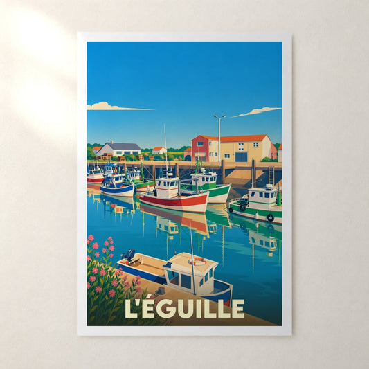 Affiche L'Éguille – sans cadre, accrochée au mur