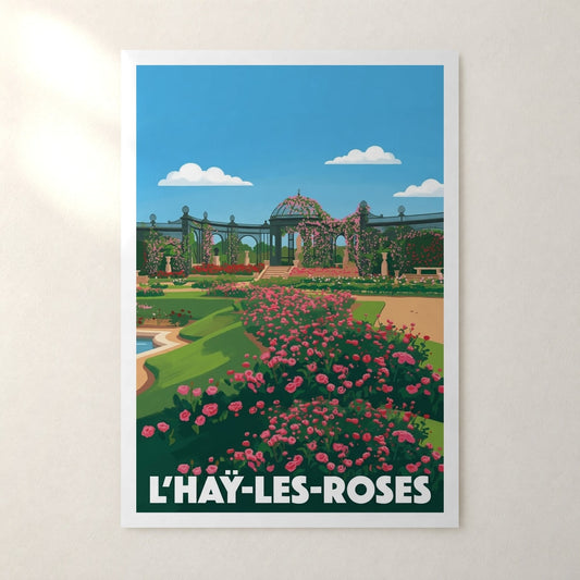 Affiche L'Haÿ-les-Roses – sans cadre, accrochée au mur