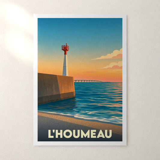 Affiche L'Houmeau – sans cadre, accrochée au mur