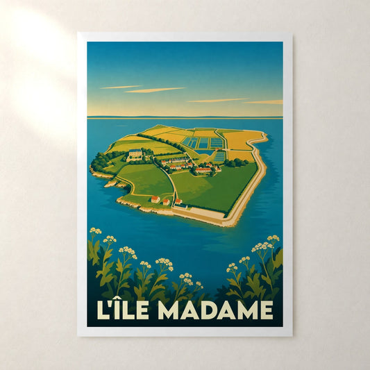 Affiche L'Île Madame – sans cadre, accrochée au mur
