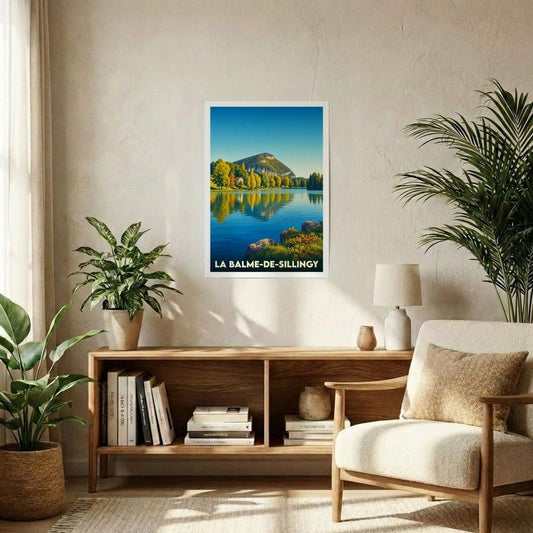 Affiche A2 (42 x 59,4 cm) Sans cadre souvenir de La Balme-de-Sillingy