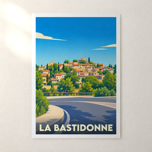 Affiche La Bastidonne – sans cadre, accrochée au mur