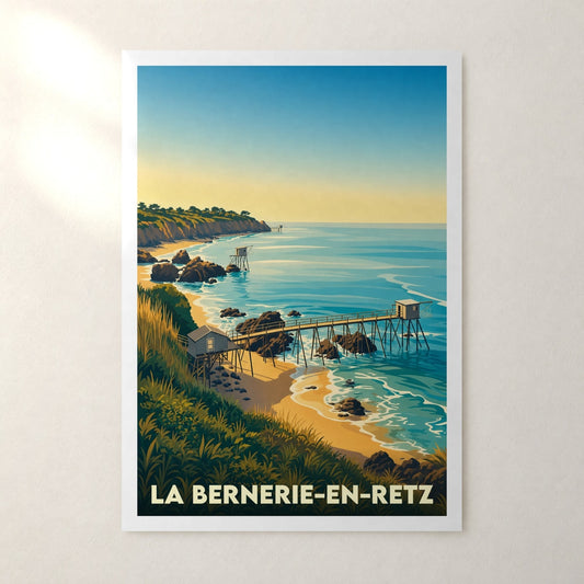 Affiche La Bernerie-en-Retz – sans cadre, accrochée au mur