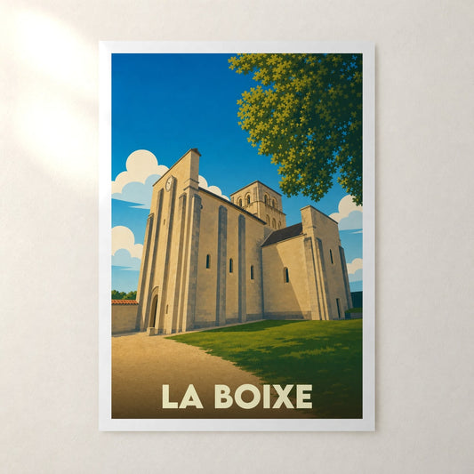 Affiche La Boixe – sans cadre, accrochée au mur