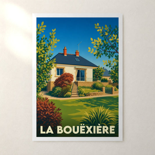 Affiche La Bouëxière – sans cadre, accrochée au mur