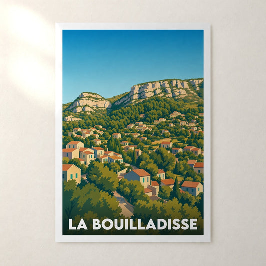 Affiche La Bouilladisse – sans cadre, accrochée au mur