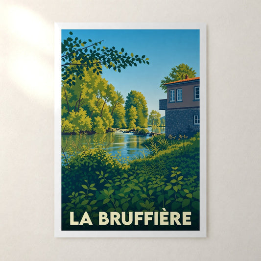 Affiche La Bruffière – sans cadre, accrochée au mur