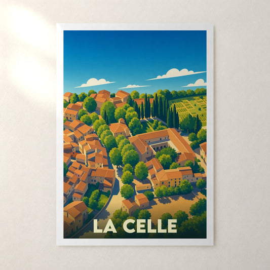 Affiche La Celle – sans cadre, accrochée au mur