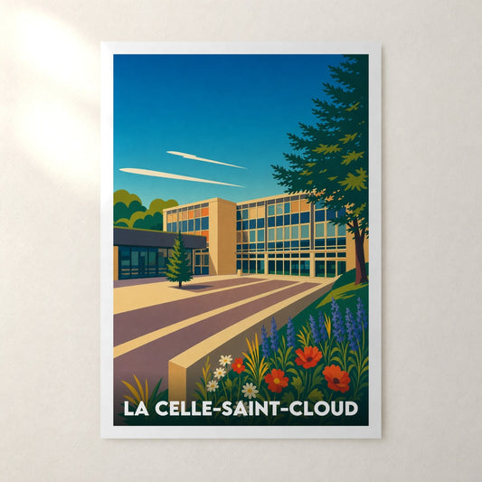 Affiche La Celle-Saint-Cloud – sans cadre, accrochée au mur