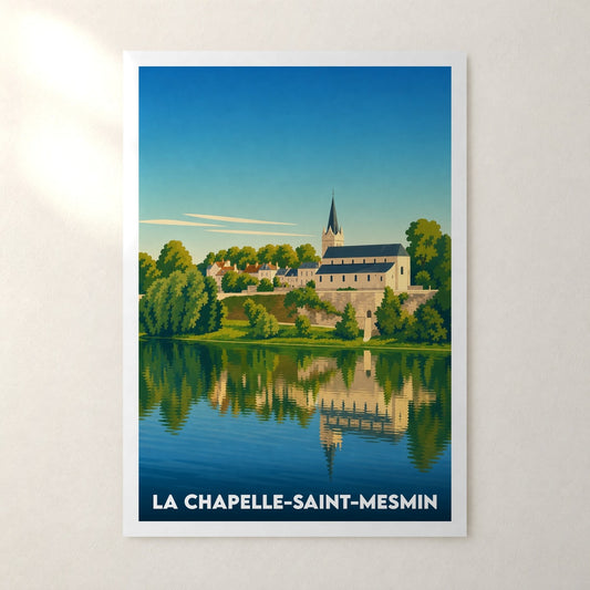 Affiche La Chapelle-Saint-Mesmin – sans cadre, accrochée au mur