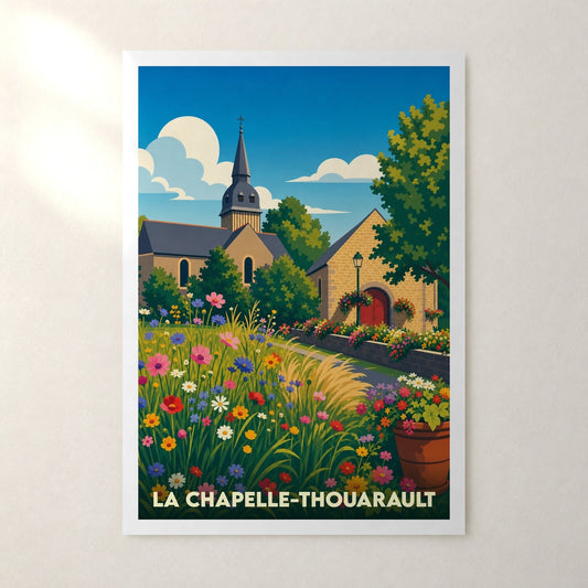 Affiche La Chapelle-Thouarault – sans cadre, accrochée au mur