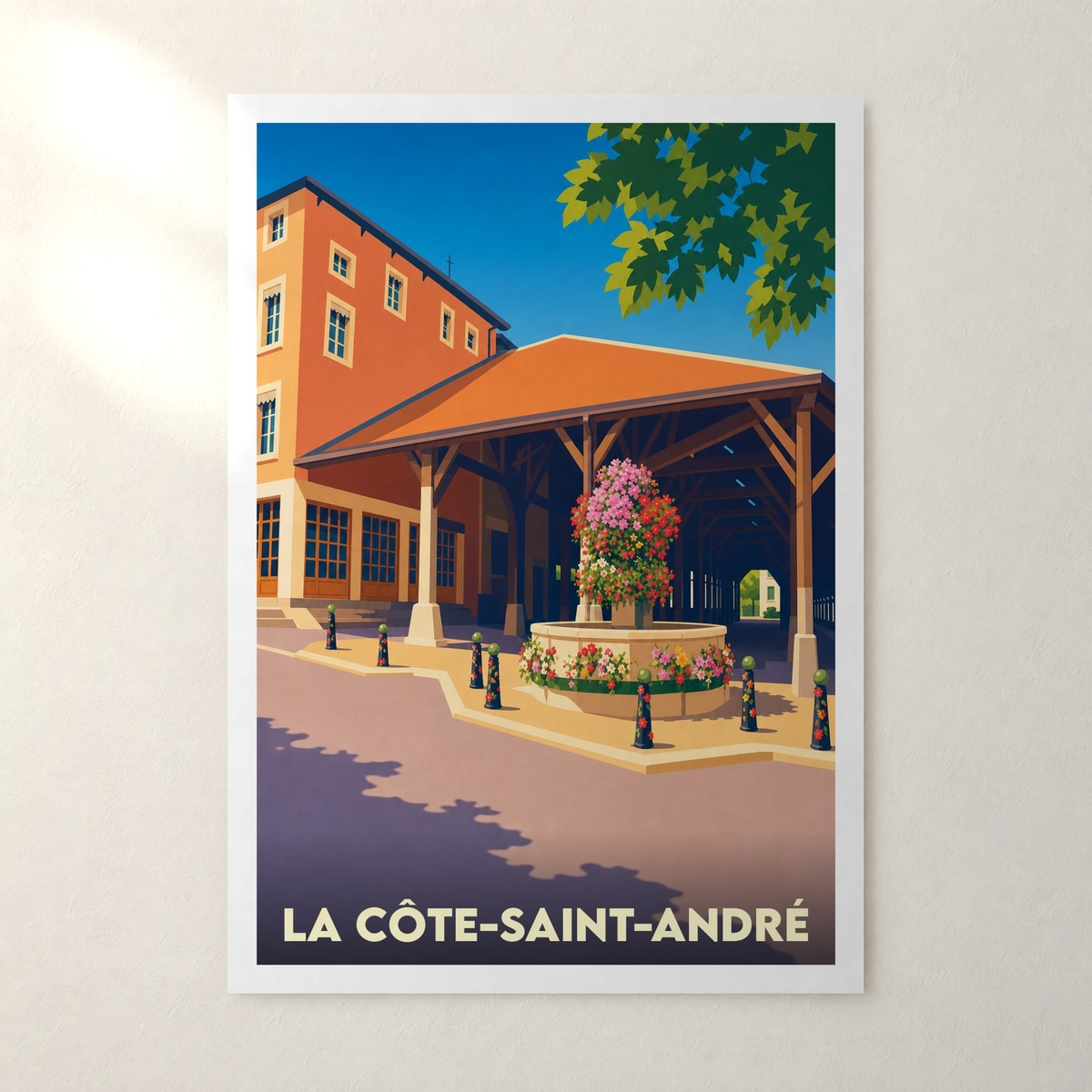 Affiche La Côte-Saint-André – sans cadre, accrochée au mur