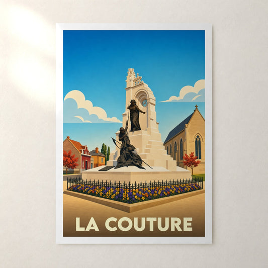 Affiche La Couture – sans cadre, accrochée au mur