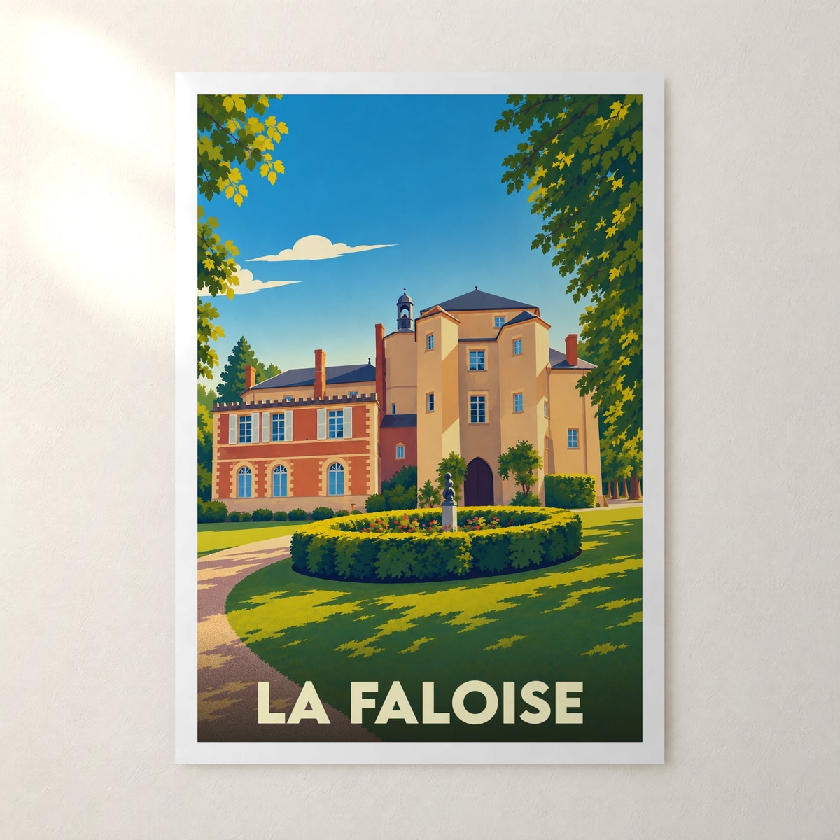 Affiche La Faloise – sans cadre, accrochée au mur