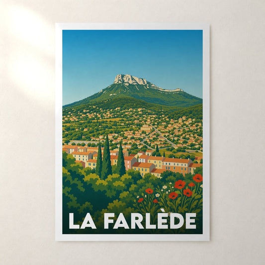 Affiche La Farlède – sans cadre, accrochée au mur