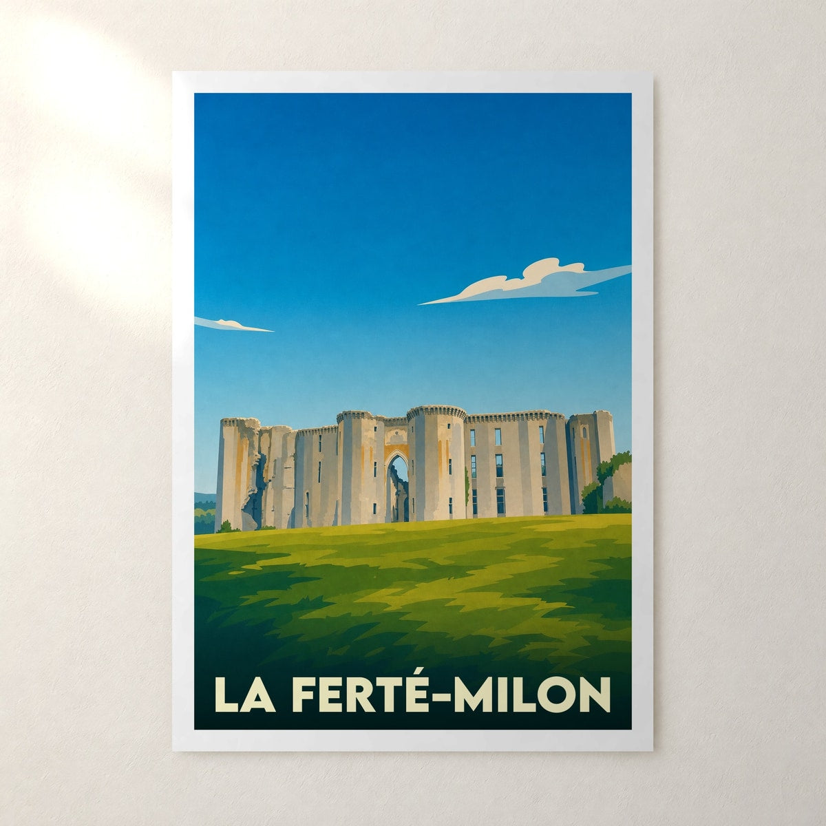 Affiche La Ferté-Milon – sans cadre, accrochée au mur