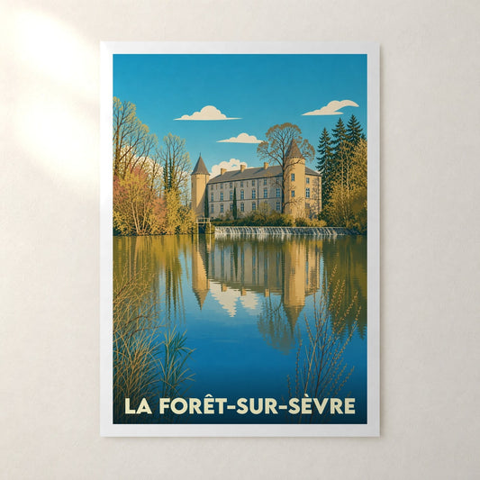 Affiche La Forêt-sur-Sèvre – sans cadre, accrochée au mur