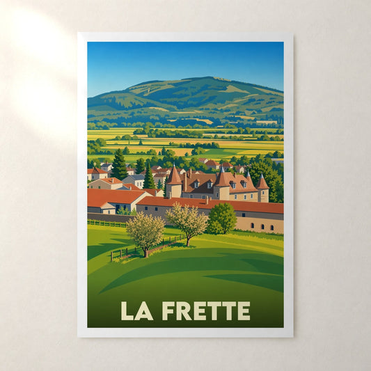 Affiche La Frette – sans cadre, accrochée au mur