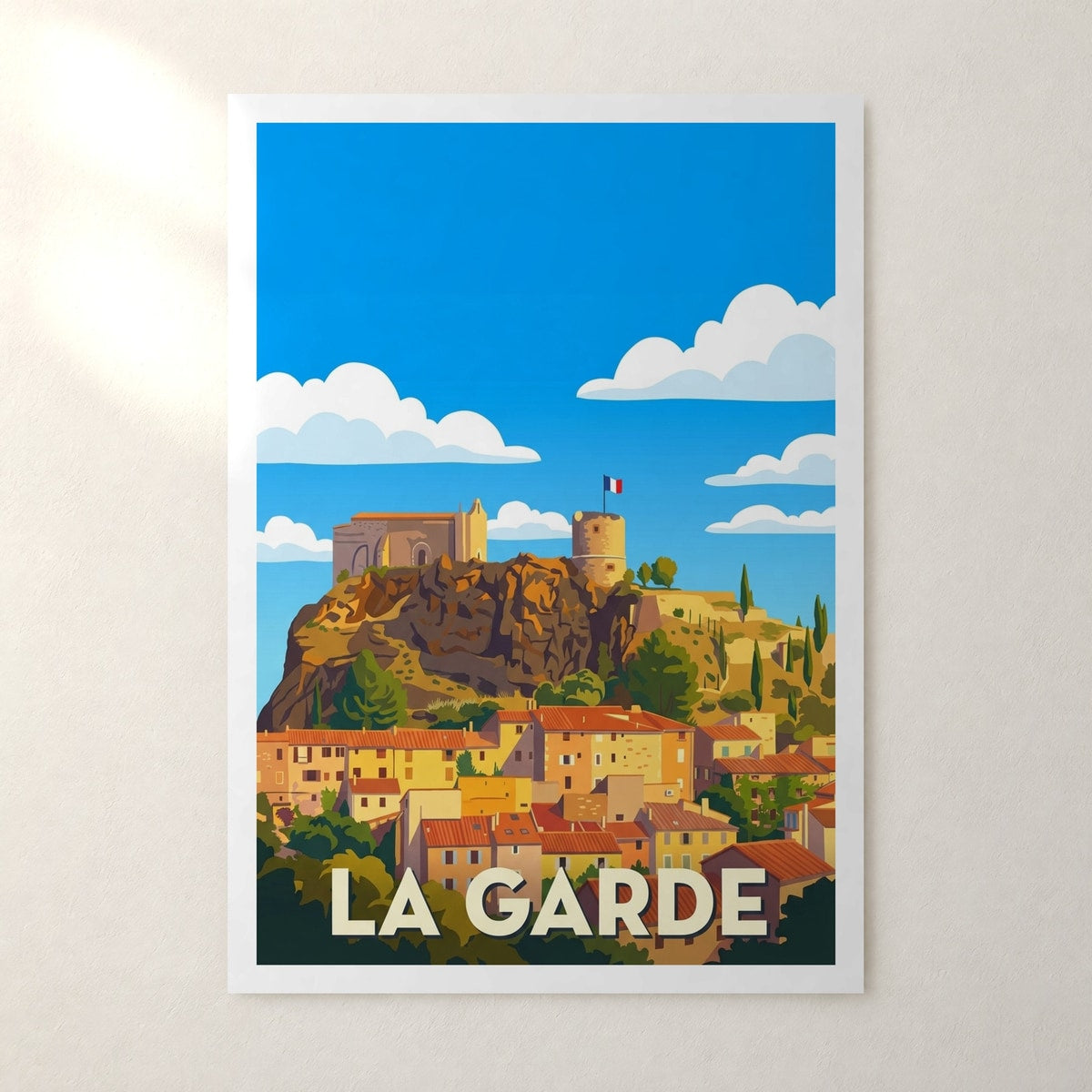 Affiche La Garde – sans cadre, accrochée au mur