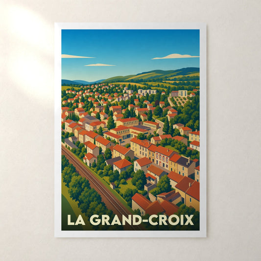 Affiche La Grand-Croix – sans cadre, accrochée au mur