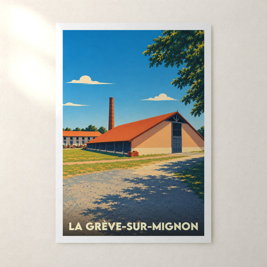 Affiche La Grève-sur-Mignon – sans cadre, accrochée au mur