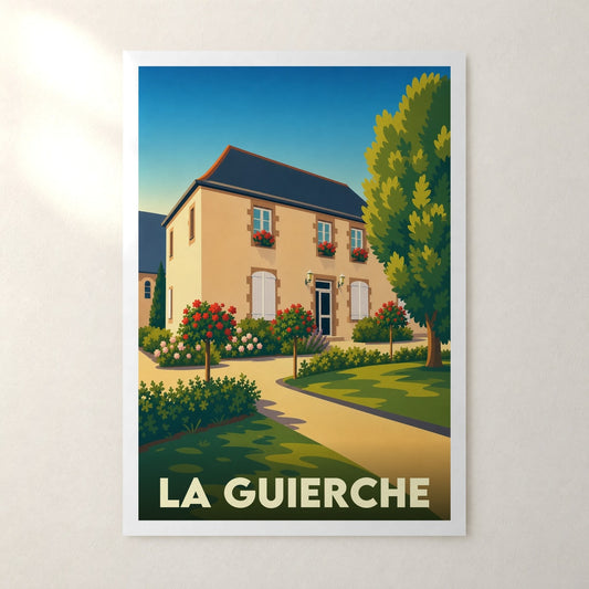 Affiche La Guierche – sans cadre, accrochée au mur