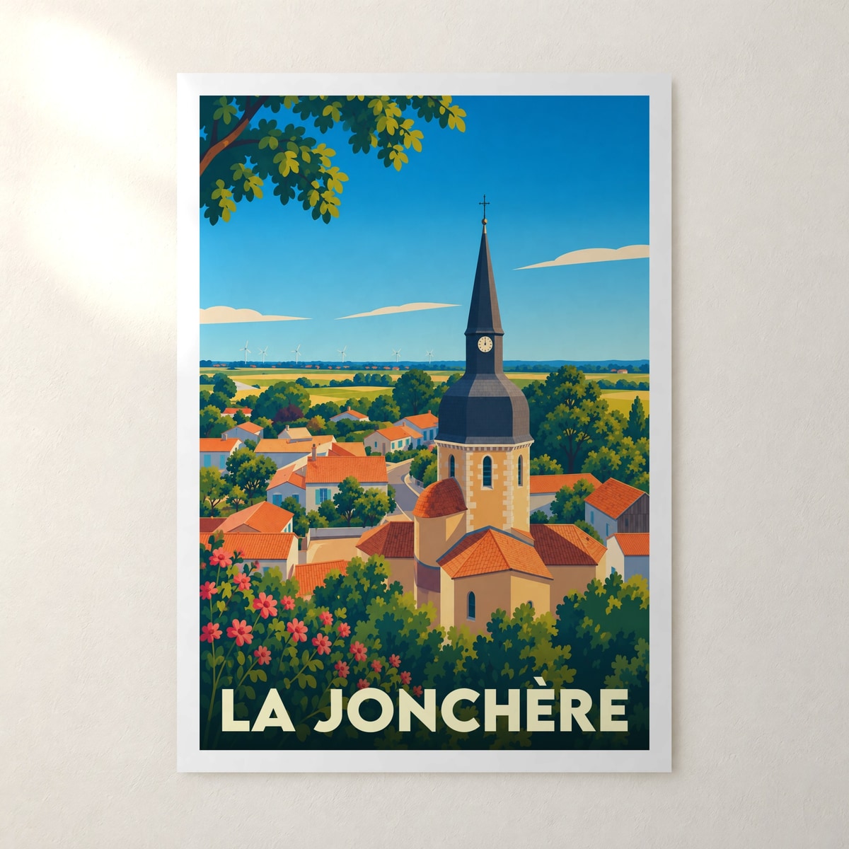 Affiche La Jonchère – sans cadre, accrochée au mur