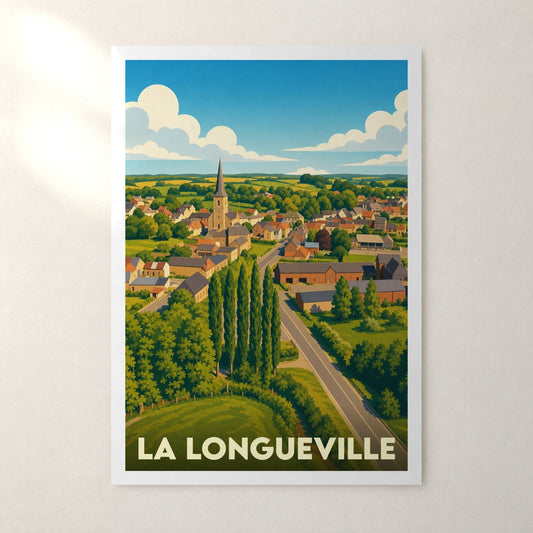 Affiche La Longueville – sans cadre, accrochée au mur