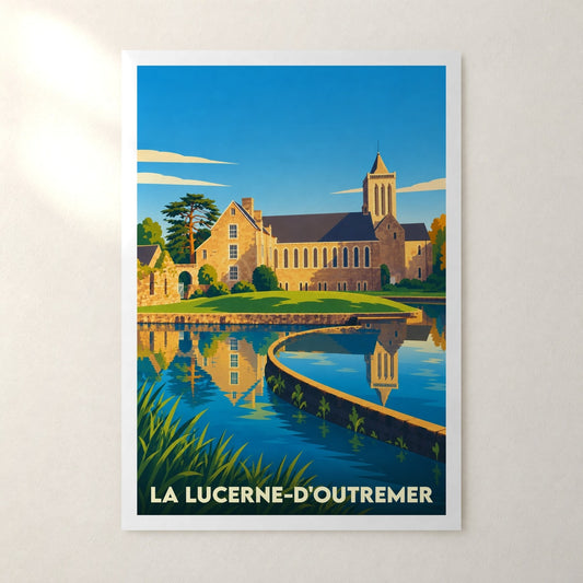 Affiche La Lucerne-d'Outremer – sans cadre, accrochée au mur