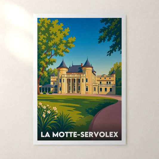 Affiche La Motte-Servolex – sans cadre, accrochée au mur