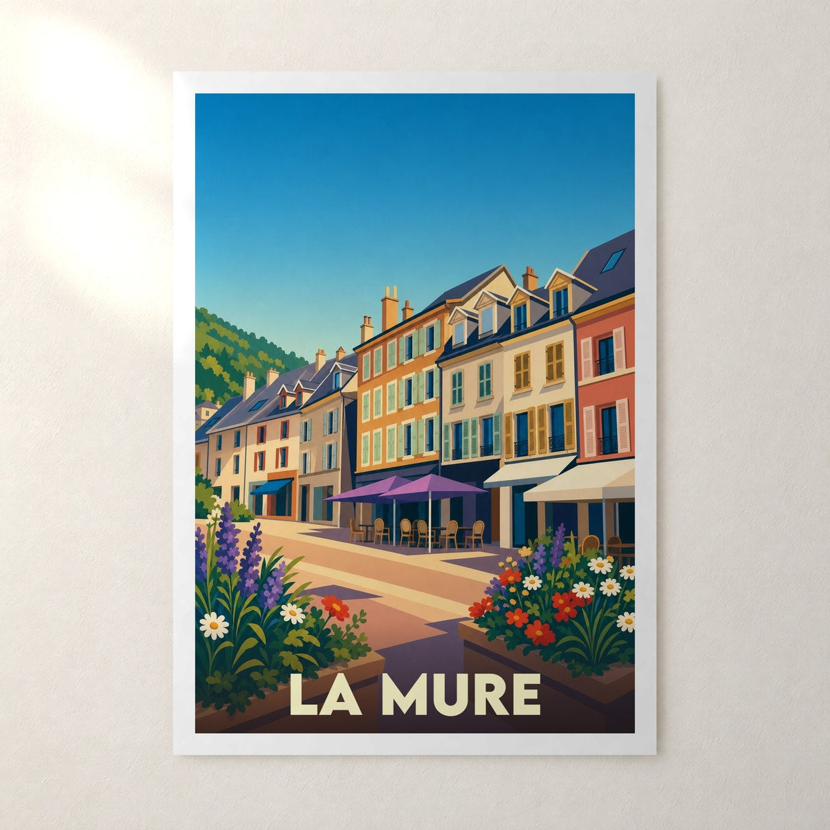 Affiche La Mure – sans cadre, accrochée au mur