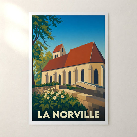 Affiche La Norville – sans cadre, accrochée au mur